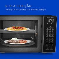 Microondas Panasonic  Dupla Refeição 34L Black Glass - NN-ST66NBRU