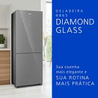 Geladeira Panasonic BB65 Diamond Glass Inverse Frost Free 450L Inverter A+++ - NR-BB65GVFM - 2
