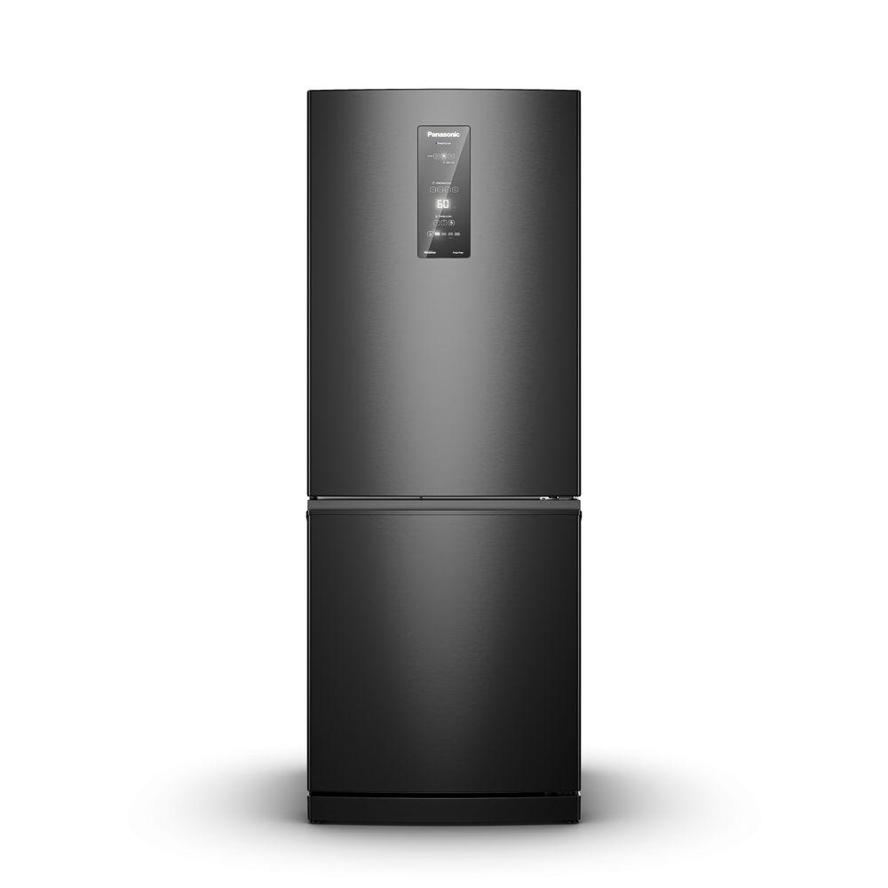 Geladeira Panasonic BB64 Cor Black Inox Look Inverse Frost Free 460L Inverter A+++ - NR-BB64PV1B - 1