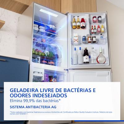 Geladeira Panasonic BB64 Aço Escovado Inverse Frost Free 460L Inverter A+++ - NR-BB64PV1X