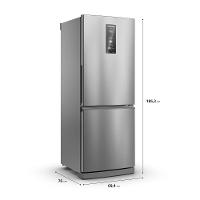 Geladeira Panasonic BB64 Aço Escovado Inverse Frost Free 460L Inverter A+++ - NR-BB64PV1X - 9