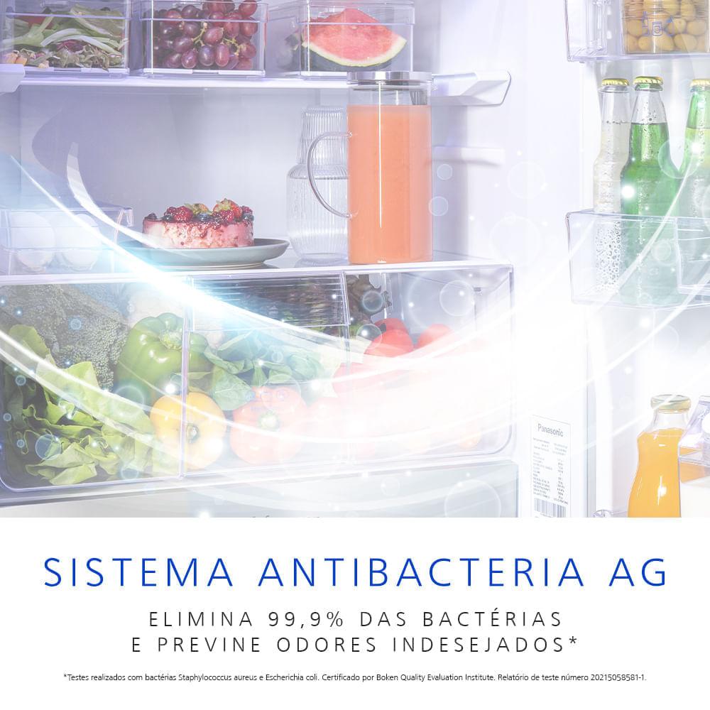 Geladeira Panasonic BB65 Black Glass Inverse Frost Free 450L Inverter A+++ - NR-BB65GVFB - 6