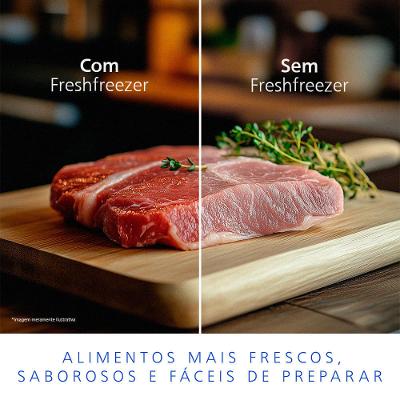 Geladeira Panasonic BB65 Black Glass Inverse Frost Free 450L Inverter A+++ - NR-BB65GVFB