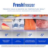 Geladeira Panasonic BB65 Black Glass Inverse Frost Free 450L Inverter A+++ - NR-BB65GVFB - 2