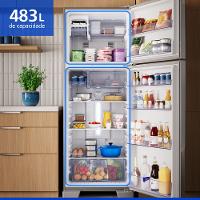 Geladeira Panasonic Duplex Frost Free 483L A+++ Aço Escovado - NR-BT71PV4X - 2