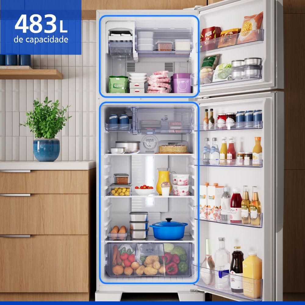 Geladeira Panasonic Duplex Frost Free 483L A+++ Branca - NR-BT71PV4W - 2