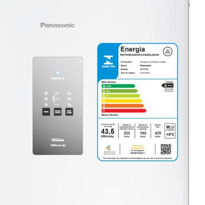 Geladeira Panasonic Duplex Frost Free 435L A+++ Branca - NR-BT56PD4W