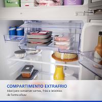 Geladeira Panasonic BT71 Black Inox Look Duplex Frost Free 494 L Inverter A - NR-BT71PV4B