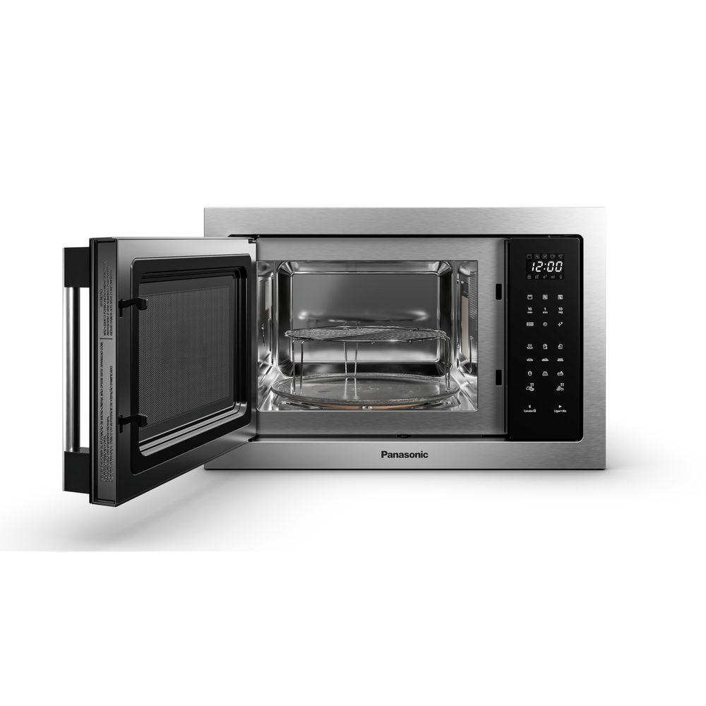 Microondas de Embutir Panasonic Painel Easy Touch 30L Inox - NN-GB68QSRUK - 8
