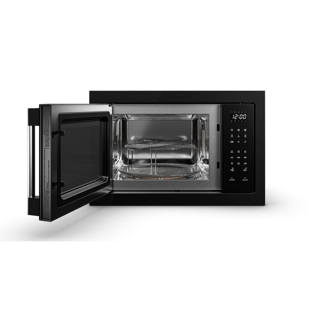 Microondas de Embutir Panasonic Painel Easy Touch 30L Black - NN-GB68QBRUK - 8