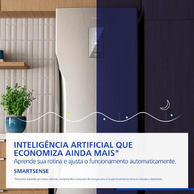 Geladeira Intuitive+ Panasonic BB71 Frost Free Inverter 511L Aço Escovado - NR-BB71PV7X