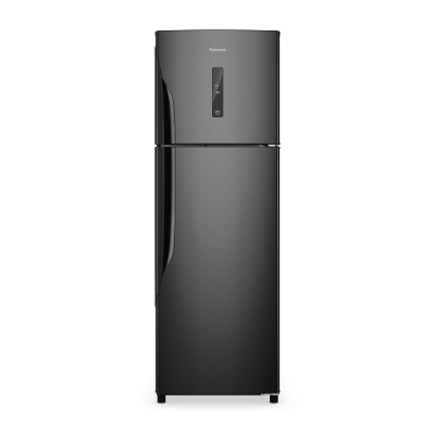 Geladeira Ideal+ Panasonic BT44 Frost Free Inverter 391L  Cor Black Inox Look - NR-BT44PV3B