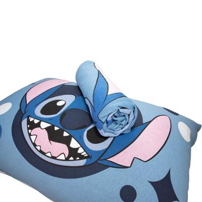 Jogo de Lençol Portallar Disney Stitch Joy Fronha 100% Algodão Solteiro