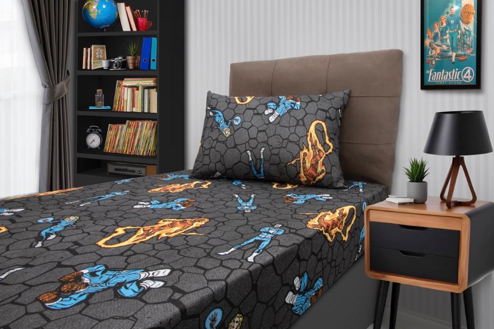 Jogo de Lençol Portallar Disney Avengers Kids 70% Algodão Solteiro - 2
