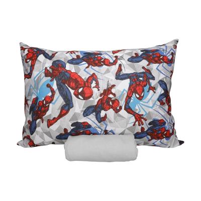 Jogo de Lençol Portallar Disney Homem Aranha Marvel Play+ 100% Algodão Solteiro