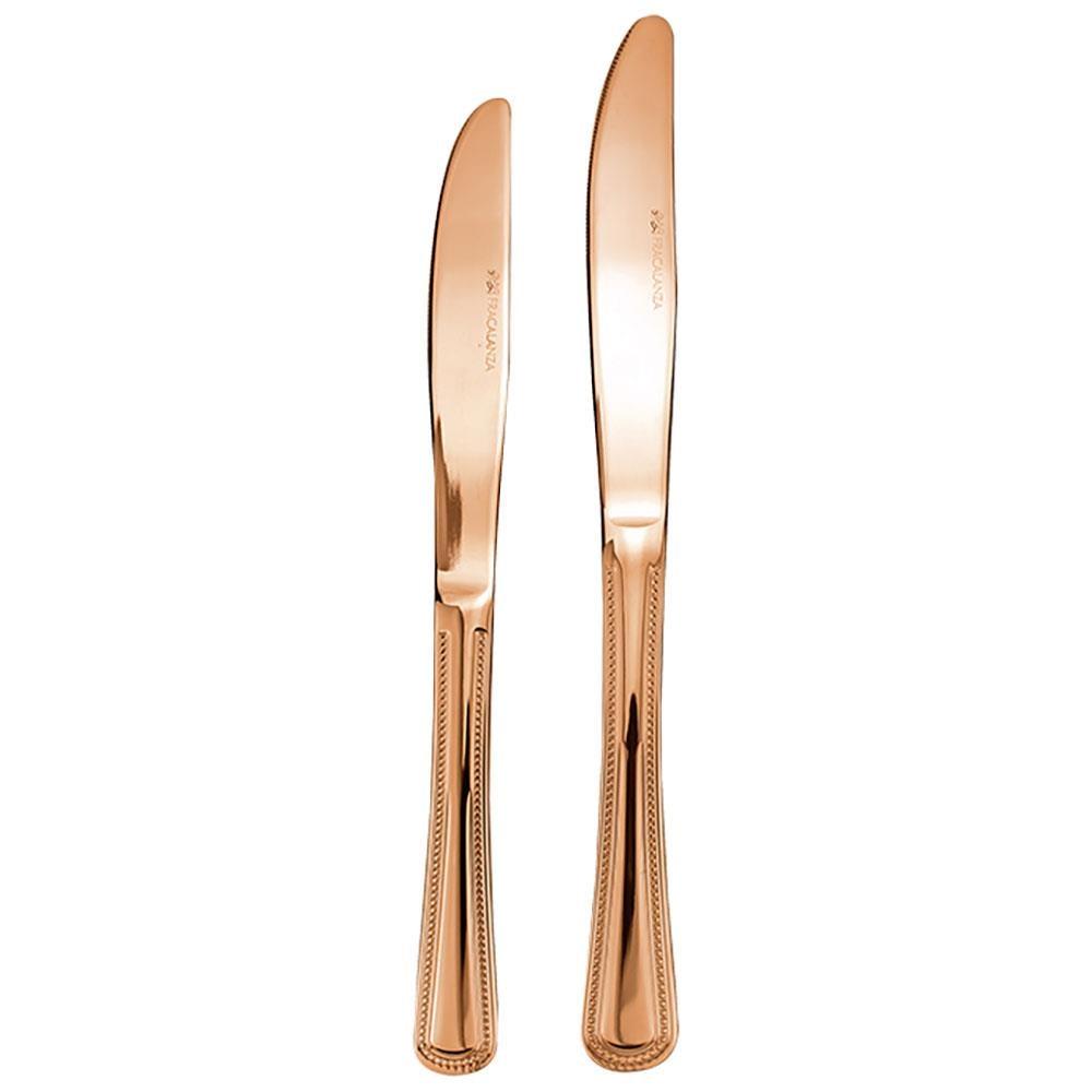 Faqueiro 48 Peças Fracalanza Pearl em Aço Inox - Cobre - 4