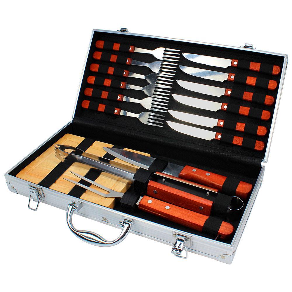 Conjunto para Churrasco Fracalanza Gourmet com Maleta - 17 Peças - 1