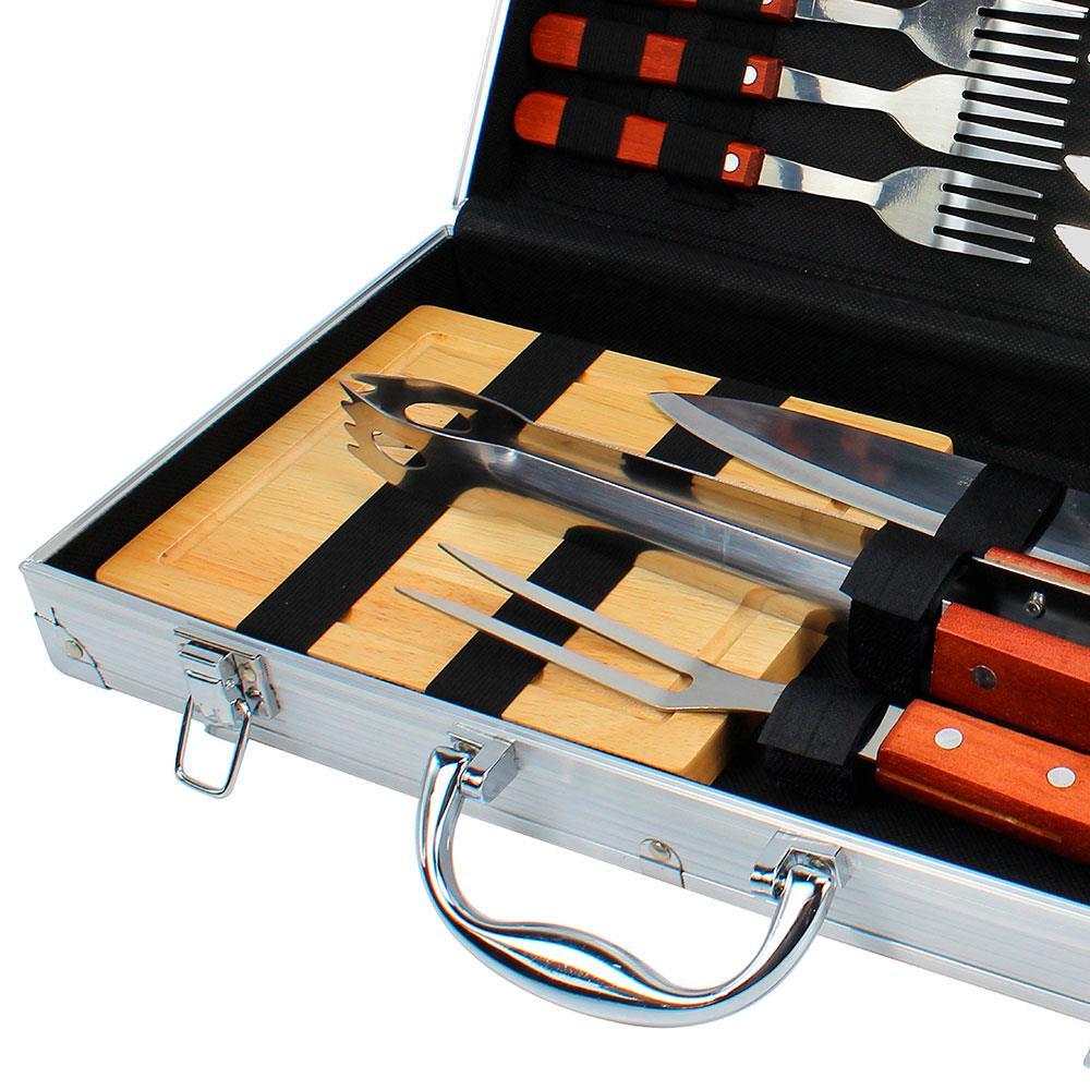 Conjunto para Churrasco Fracalanza Gourmet com Maleta - 17 Peças - 2