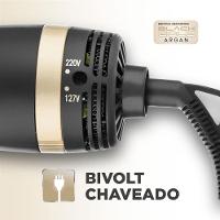 Escova Secadora Mondial Black Gold Argan ES-15 1200W Preta Bivolt