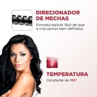 Modelador de Cachos Mondial Spiral Infinity EM-05 com Cabo Giratório Vermelho/Preto 200°C - 3