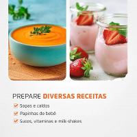 Mixer Mondial Pratic M-15-B 2 em 1 com Copo Medidor Preto – 200 W - 9