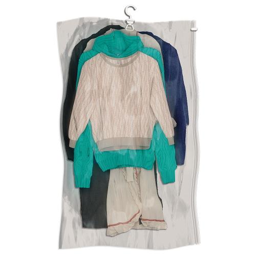 Organizador a Vácuo para Cabide Euro Home 120 x 70 cm - Transparente