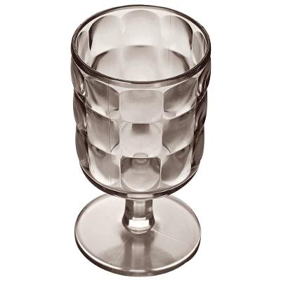 Taça L`hermitage Bubble em Acrílico Fumê 340ml - 6 Peças
