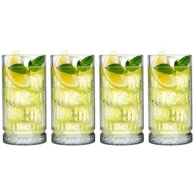 Conjunto de Copos Alto Pasabahce Elysia em Vidro 445ml - 4 Peças