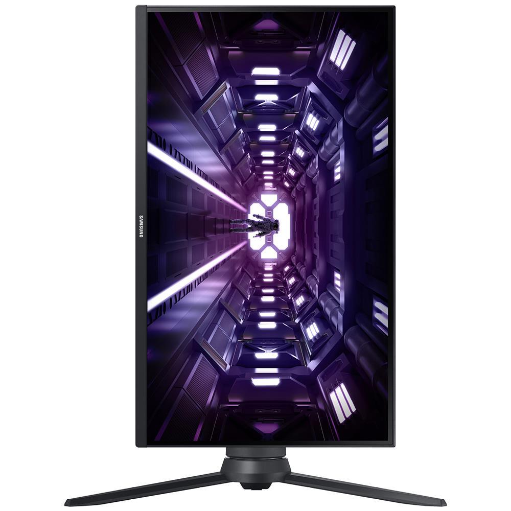 Monitor Gamer Samsung Odyssey 24", FHD, 144 Hz, 1ms, com ajuste de altura, HDMI, DP, VGA, Freesync, Preto, Série G3 - 6