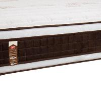 Colchão de Casal Castor Sellect P Double com Molejo Tecnopedic, Euro Pillow e Revestimento em Malha 34x138x188cm - Marrom/Bege - 3