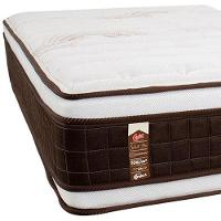 Colchão de Solteiro Castor Sellect P Double com Molejo Tecnopedic, Euro Pillow e Revestimento em Malha 34x88x188cm - Marrom/Bege - 3