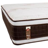 Colchão King Size Castor Sellect P Double com Molejo Tecnopedic, Euro Pillow e Revestimento em Malha 34x193x203cm - Marrom/Bege - 3