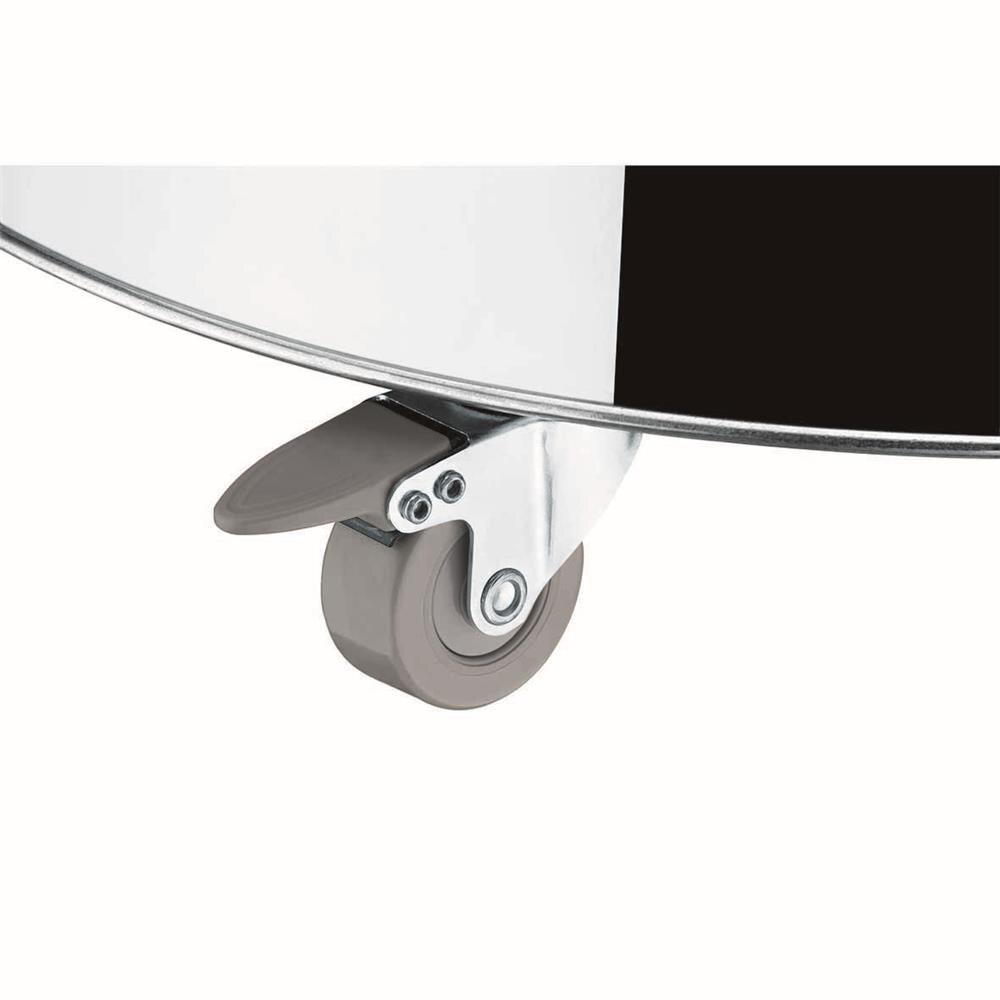 Lixeira Brinox com Pedal Abre e Fecha Decorline em Aço Inox - 110 L - 3