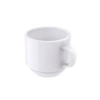 Conjunto com 6 Xícaras e Pires para Café Tramontina Paola em Porcelana Branca - 100 ml
