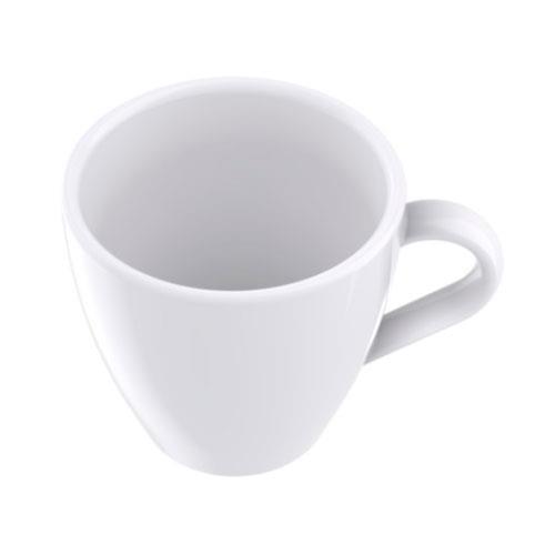 Conjunto com 6 Xícaras e Pires para Capuccino Tramontina Paola em Porcelana Branca - 200 ml - 5