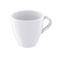 Conjunto com 6 Xícaras e Pires para Capuccino Tramontina Paola em Porcelana Branca - 200 ml - 3