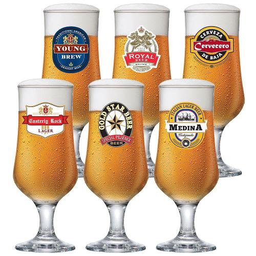 Conjunto de Taças para Cerveja Ruvolo Barcelona 370 ml – 6 Peças
