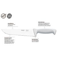 Faca 8" para Açougue Brinox Precision em Aço Inox e Polipropileno - 2