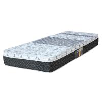 Colchão Solteiro Castor Sleep Class com Euro Pillow e Molas Bonnel 25x88x188 cm - Branco/Cinza - 1