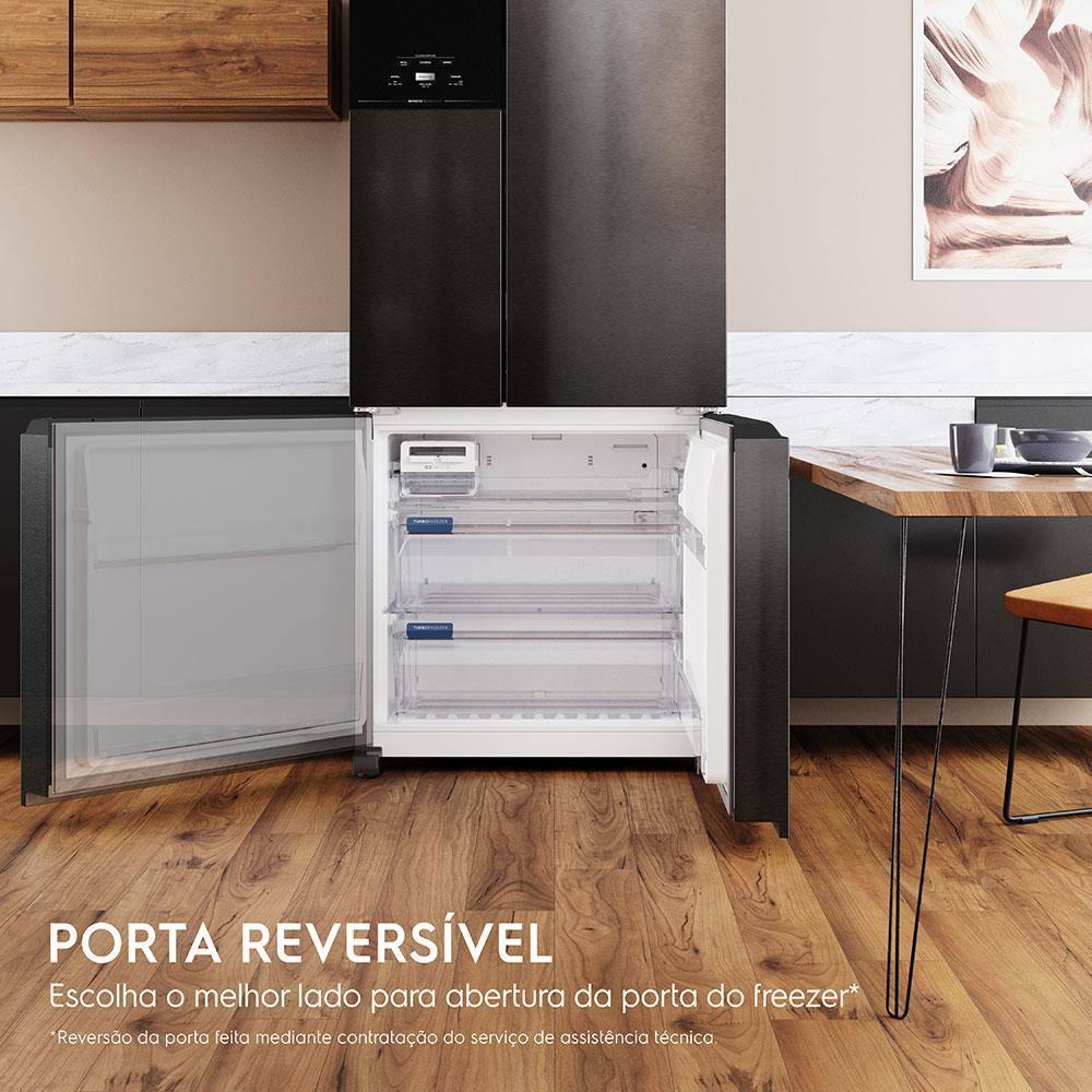 Geladeira Electrolux Multidoor Efficient IM8B Frost Free com Tecnologia Inverter e AutoSense 590 L – Preta - 6