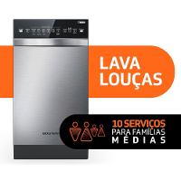 Lava-Louças Brastemp BLF10BR 10 Serviços com Ciclo Pesado e Delicado – Inox