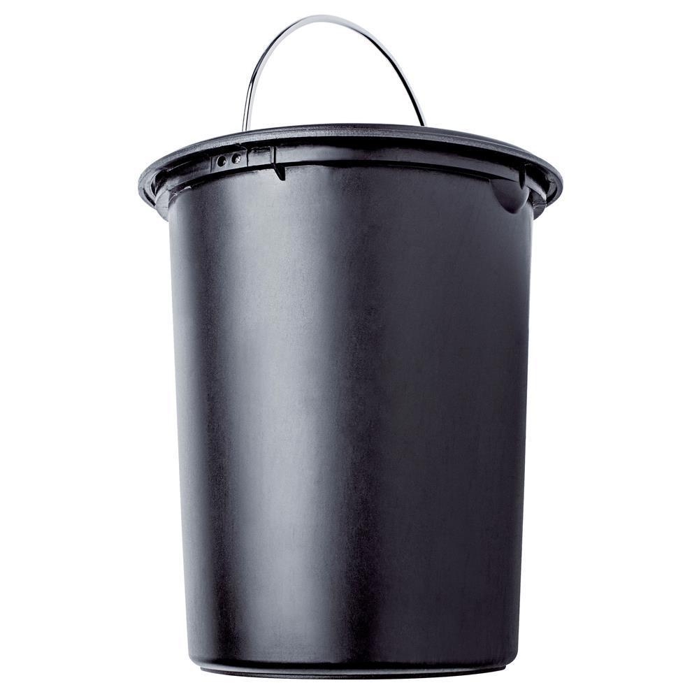 Lixeira Euro Home com Pedal LIX2317-PT em Inox e PP – 3 L - 3