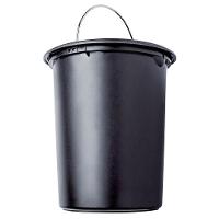 Lixeira Euro Home com Pedal LIX2317-PT em Inox e PP – 3 L - 3