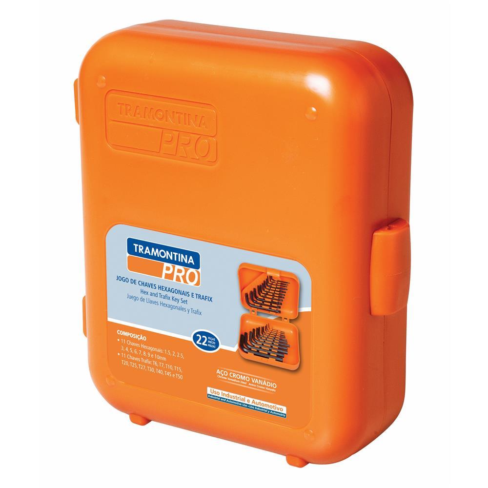 Estojo com Chaves Hexagonais e Trafix Tramontina Pro – 22 Peças - 2