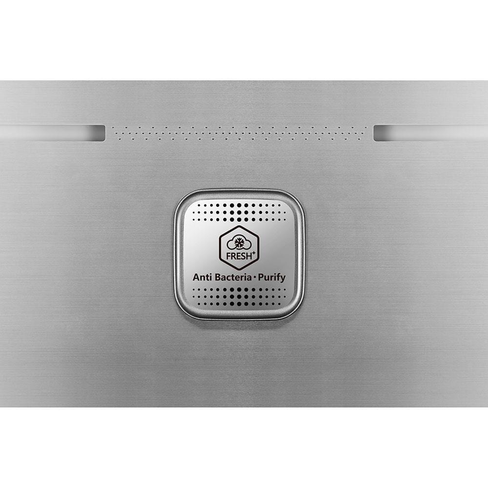 Geladeira Hisense Botton RB-52W Frost Free com Tecnologia Inverter, Portas Reversíveis e Painel Touch 397 L - Inox Look - 8