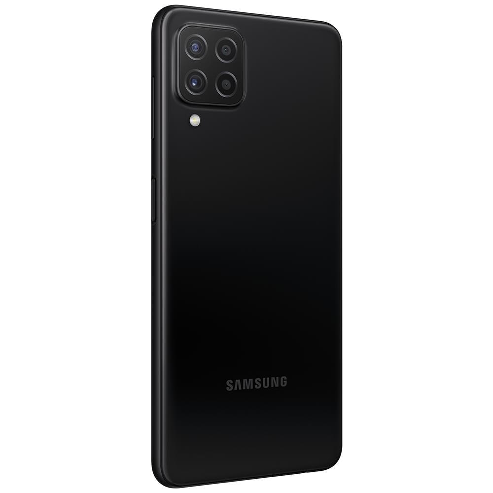 Smartphone Samsung Galaxy A22 Preto 128GB, 4GB RAM, Câmera Quádrupla Traseira, Tela Infinita de 6.4", Bateria de 5000mAh, Dual Chip e Octa Core - 6