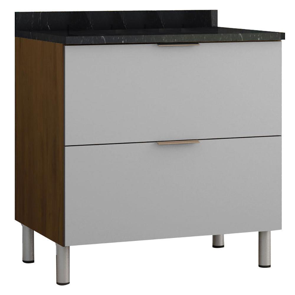 Cozinha Completa Bartira Rubi com 7 Portas e 5 Gavetas - 280cm de largura - 8