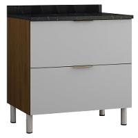 Cozinha Completa Bartira Rubi com 7 Portas e 5 Gavetas - 280cm de largura - 8