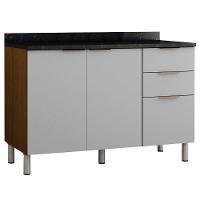 Cozinha Completa Bartira Rubi com 7 Portas e 5 Gavetas - 280cm de largura - 9