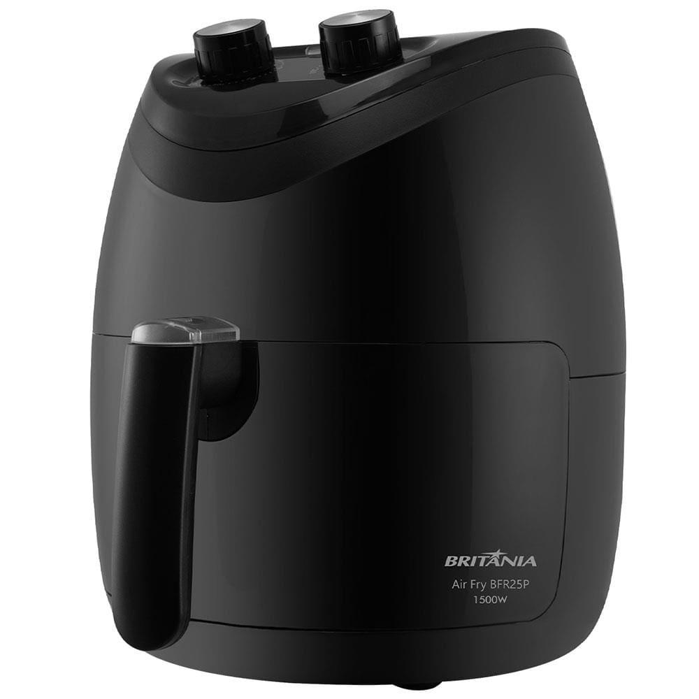 Fritadeira Elétrica Air Fryer Britânia 1500W Sem Óleo BFR25P 3,5L - Preta - 7